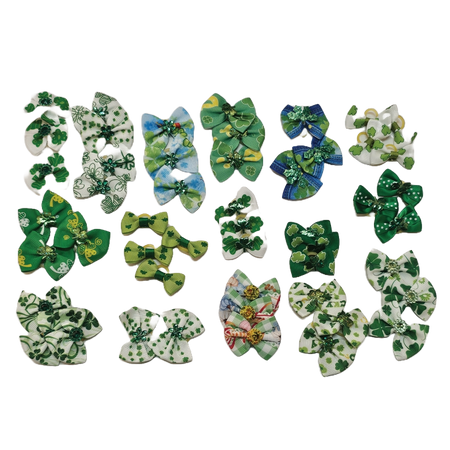 PKB8 24 Mix Pack St. Patrick's Day Bows