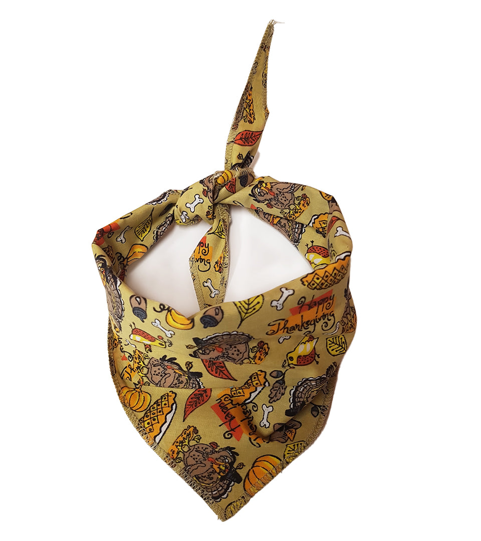 S3182 Thanksgiving Doggie Bandana