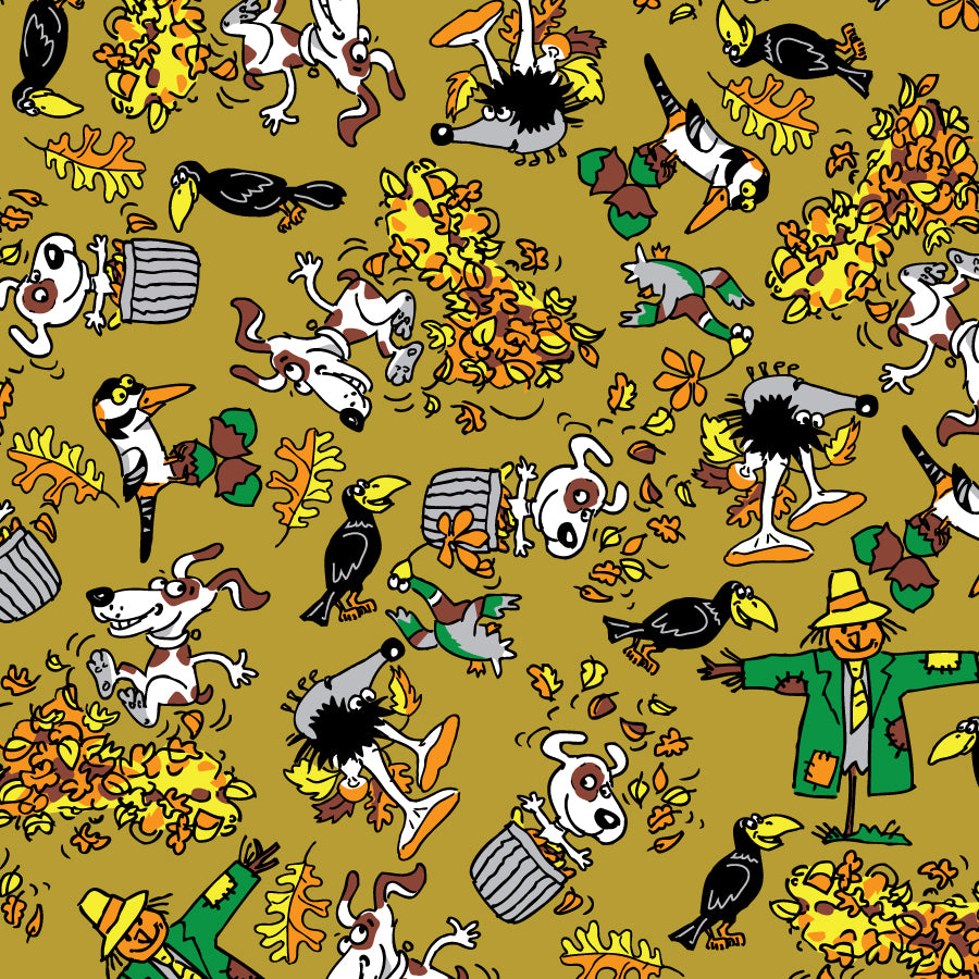 SQ3189 Thanksgiving Doggie Bandana