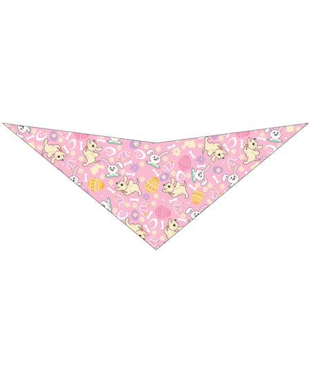 S3191 Easter Doggie Bandana Pink