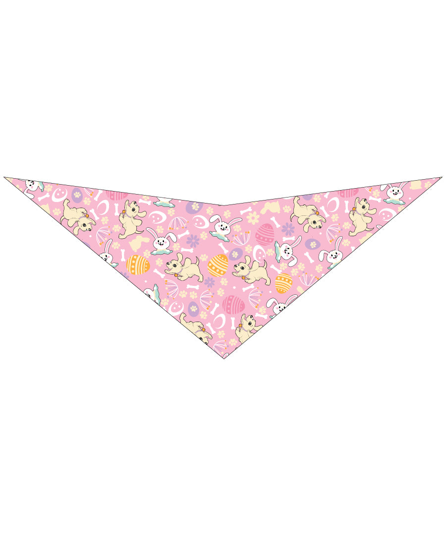 S3191 Easter Doggie Bandana Pink