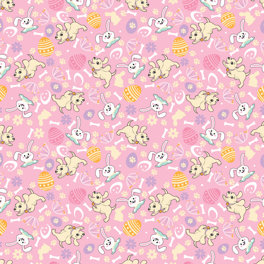 SQ3191 Easter Square Bandana Pink