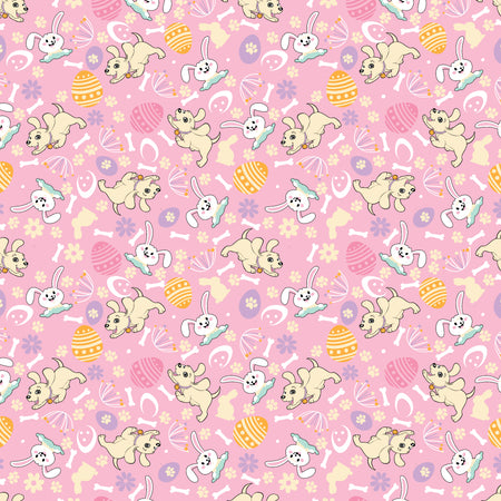 SQ3191 Easter Square Bandana Pink