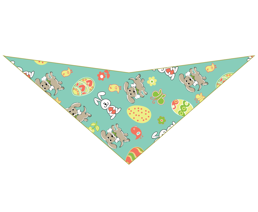 SA3206 Easter Bunny & Chick Doggie Bandana