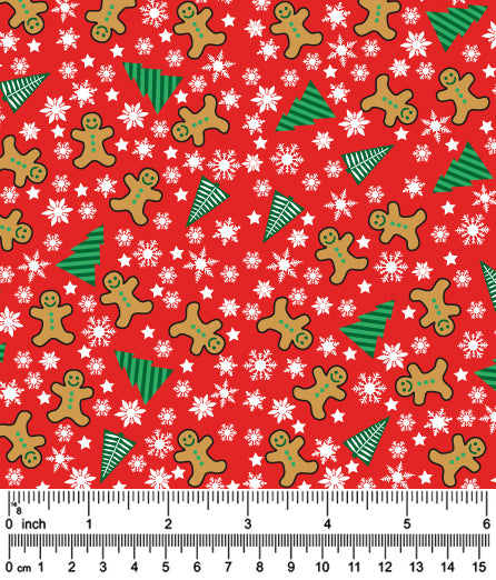 F7206 Christmas Ginger Fabric