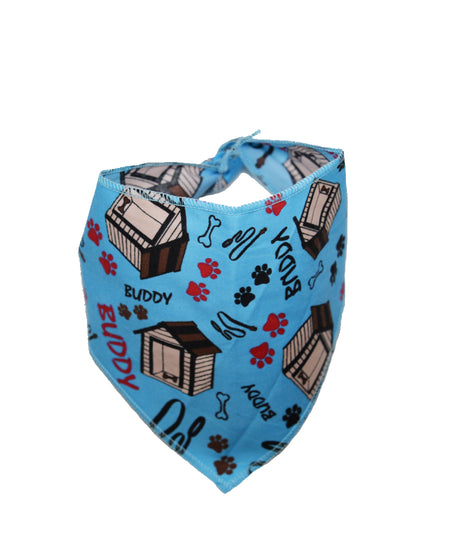 S3208 Buddy Doggie House Bandana, Blue