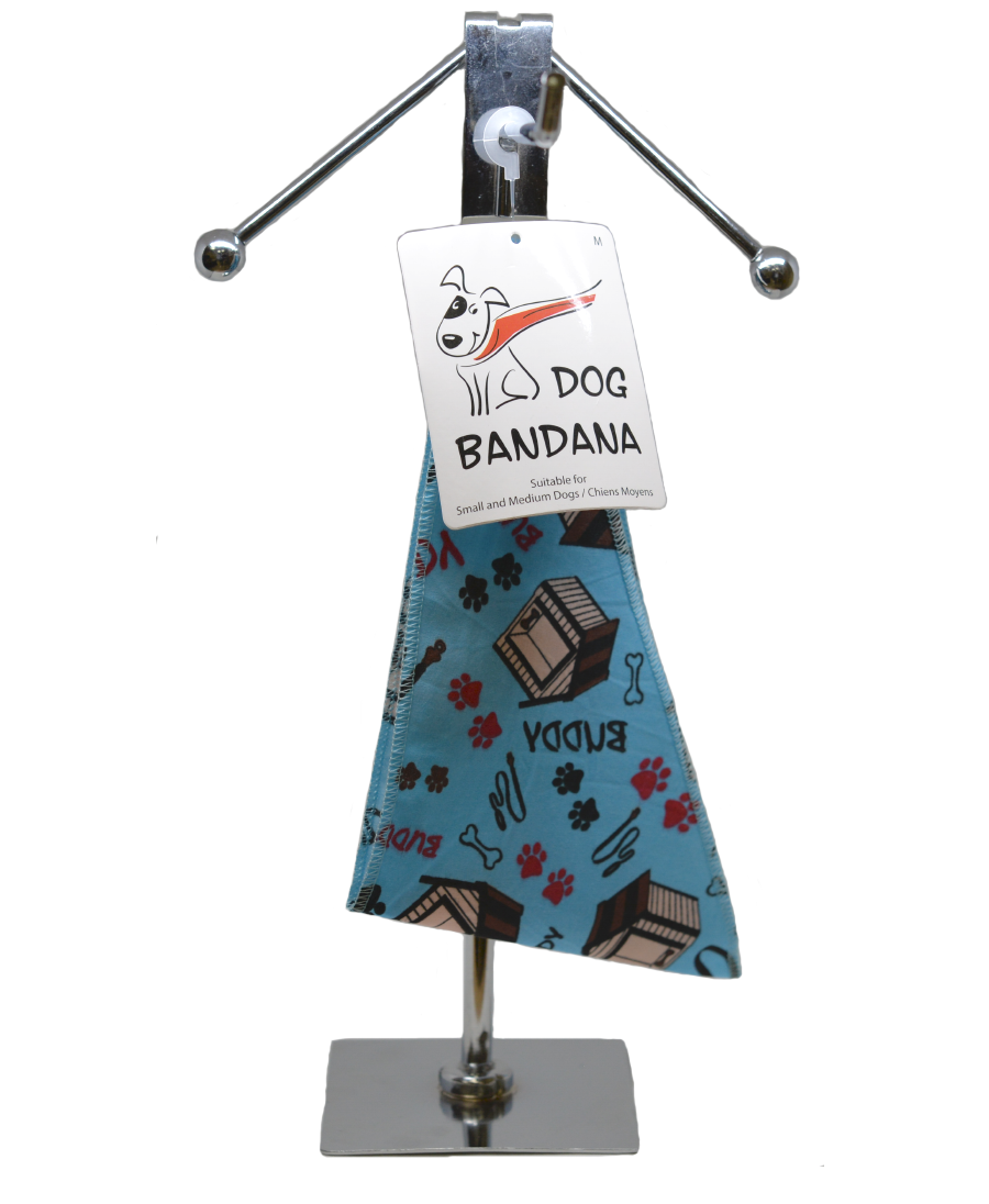 S3208 Buddy Doggie House Bandana, Blue