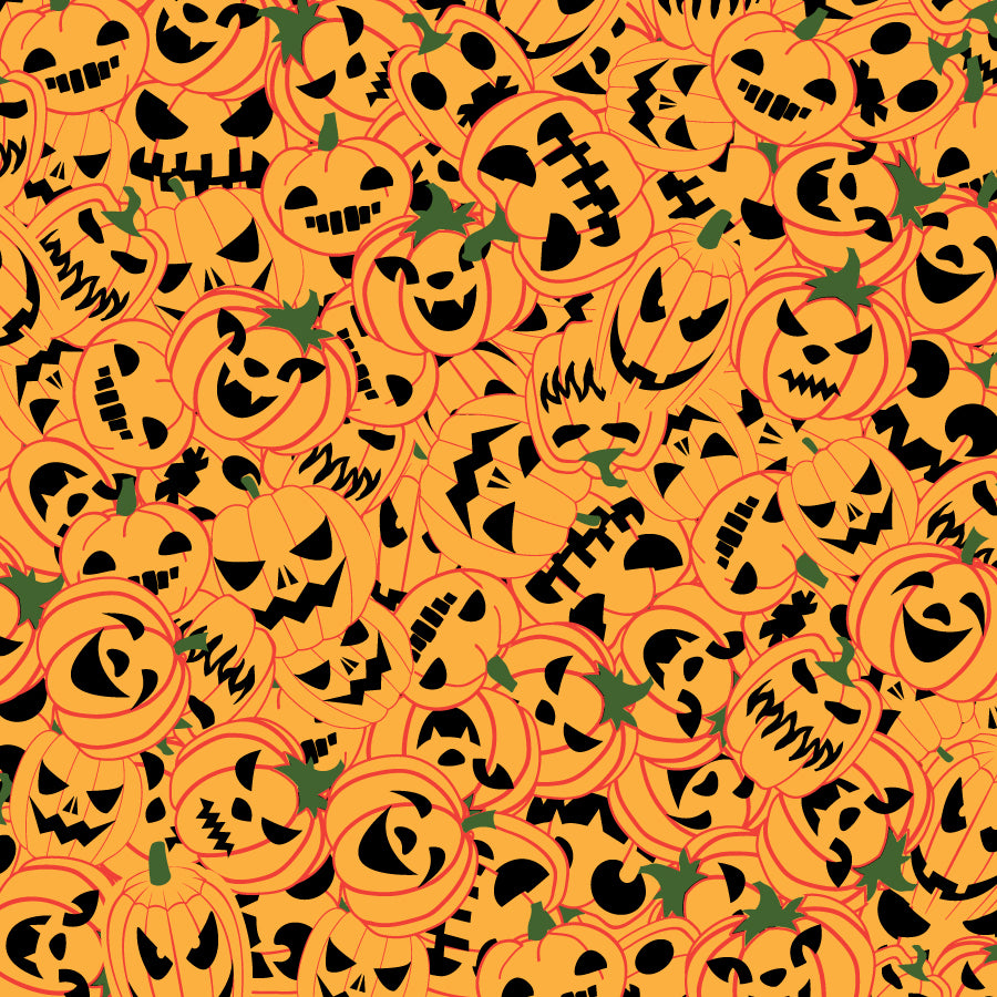 SQ3212 Halloween Pumpkin Bandana