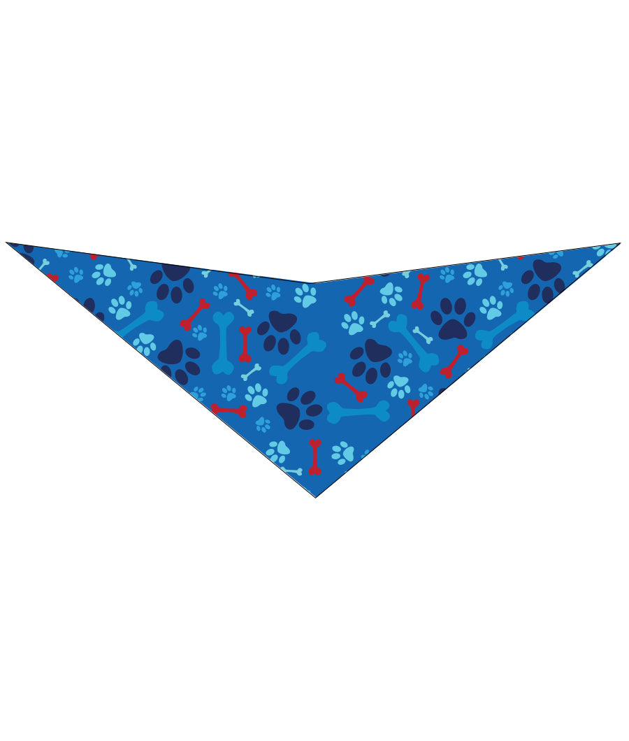 S3215 Paws & Bones Bandana, Blue