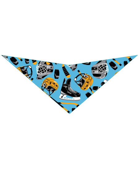SA3021 Ice Hockey Doggie Bandana, Blue