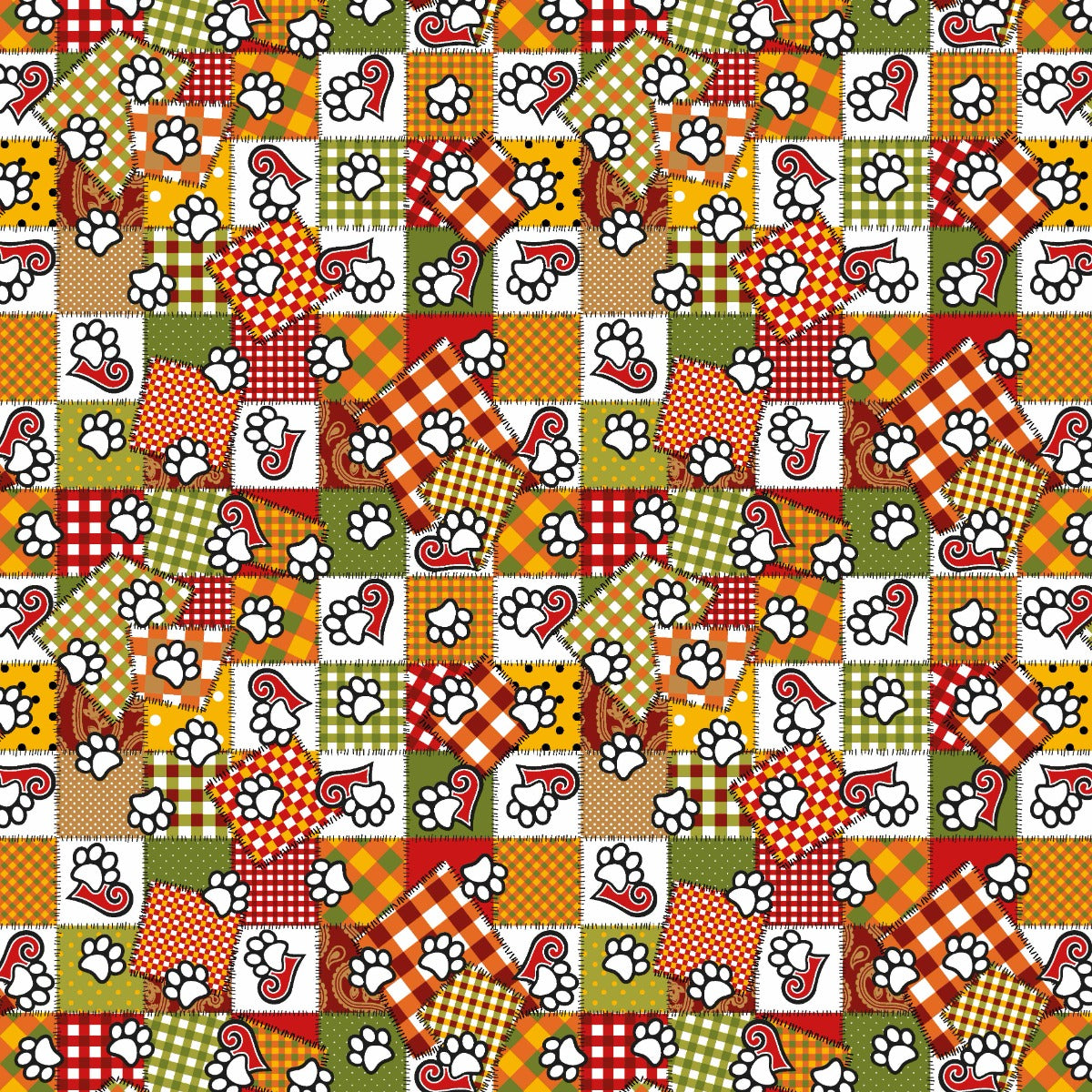 SQ3220 Thanksgiving Square Bandana