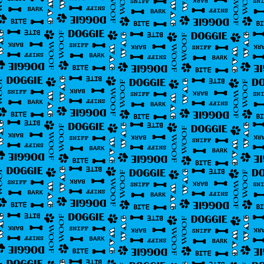 SQ3222 Doggie Bandana Blue
