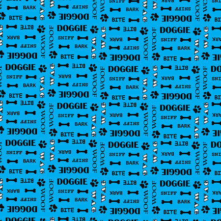 SQ3222 Doggie Bandana Blue