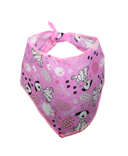 S3226 Easter Bunny & Chick Doggie Bandana, Pink