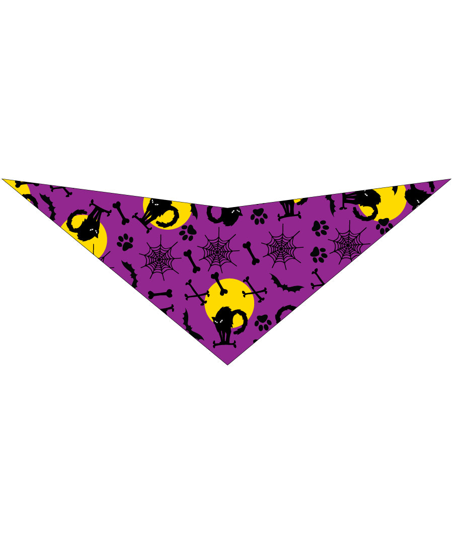 S3229 Halloween Bandana Purple