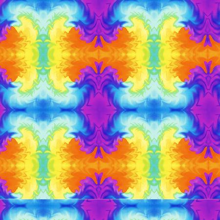 SQ3233 Casual Tie-dye Square Bandana