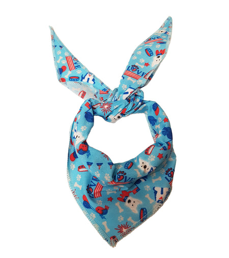 S3236 American Doggie Bandana, Blue