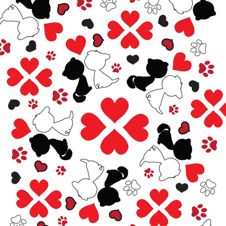 SQ3241 Hearts & Paws