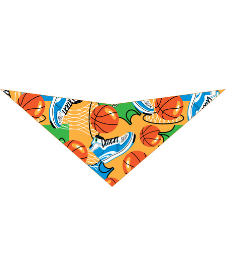 SA3025 Basketball Doggie Bandana, Orange
