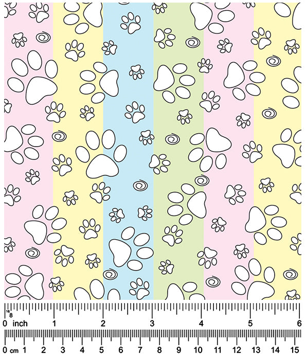 F7025 Paws & Bones Bandana