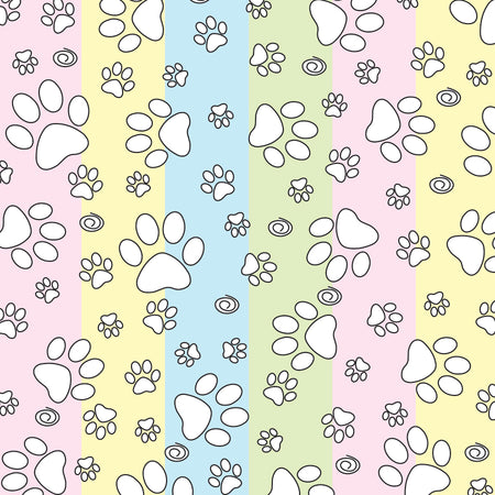SQ3025 Paws Square Bandana