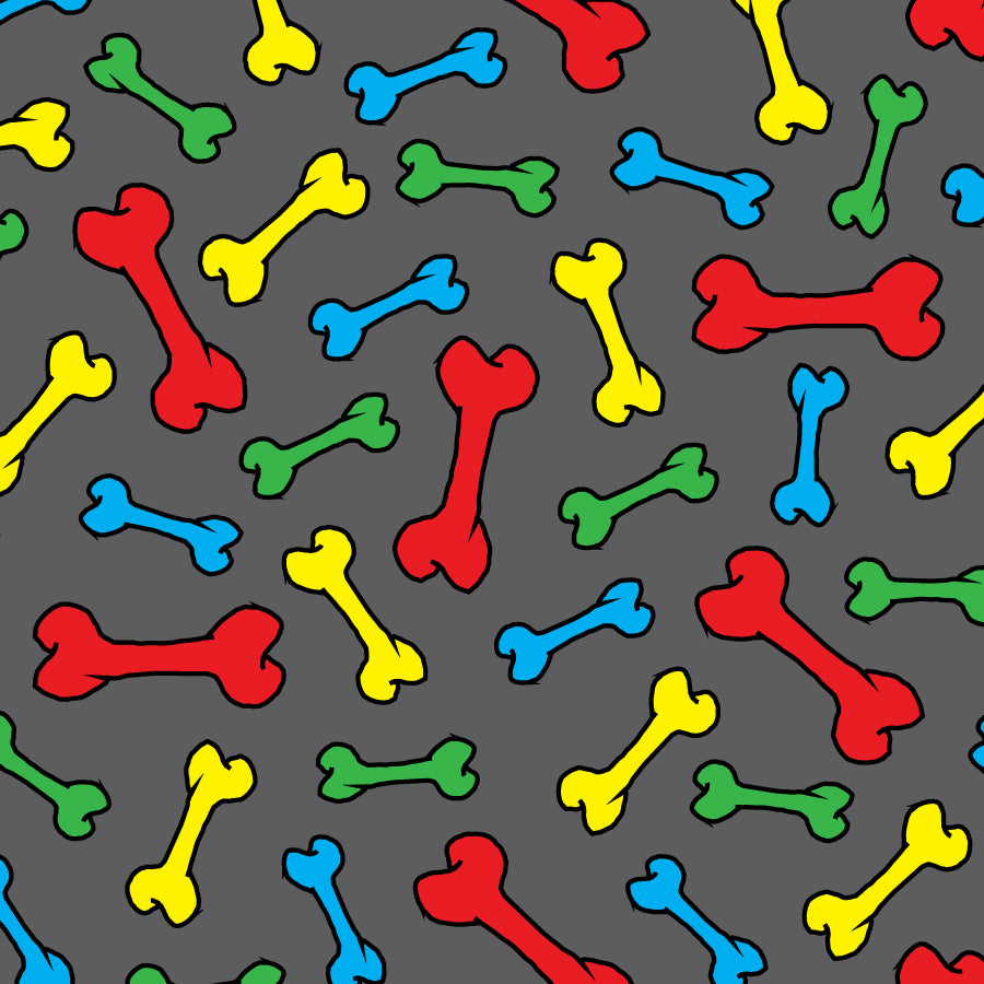 SQ3262 Colorful Bones Square Bandana