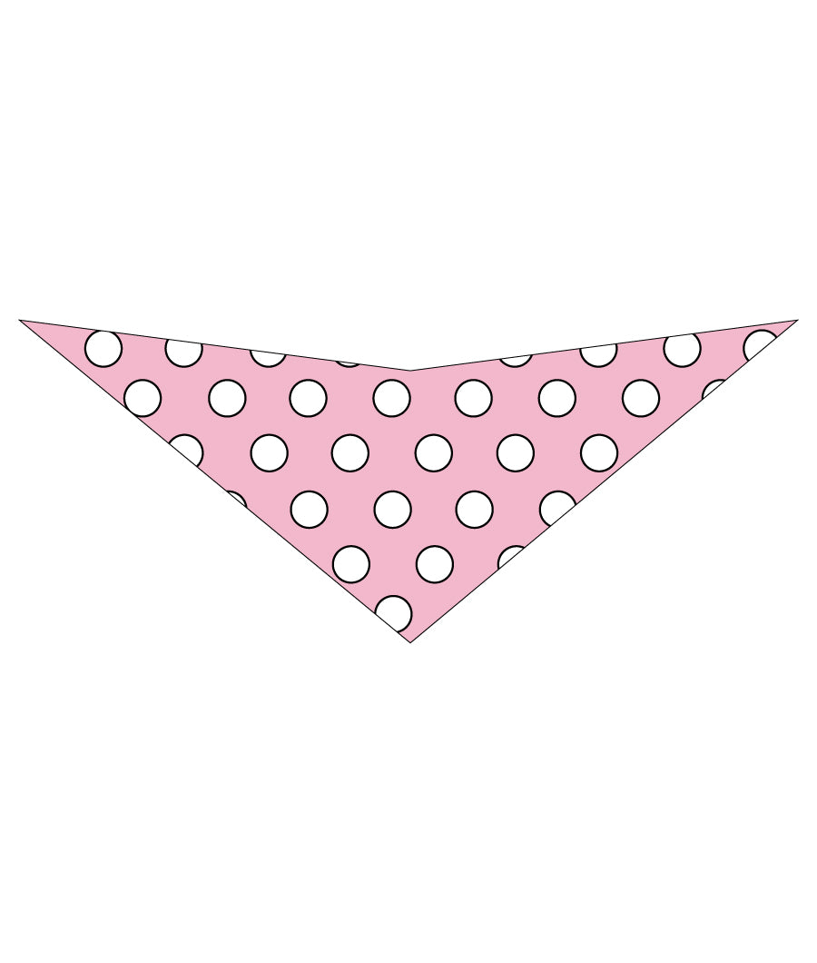 S3264 Casual Pink Polka, Bandana