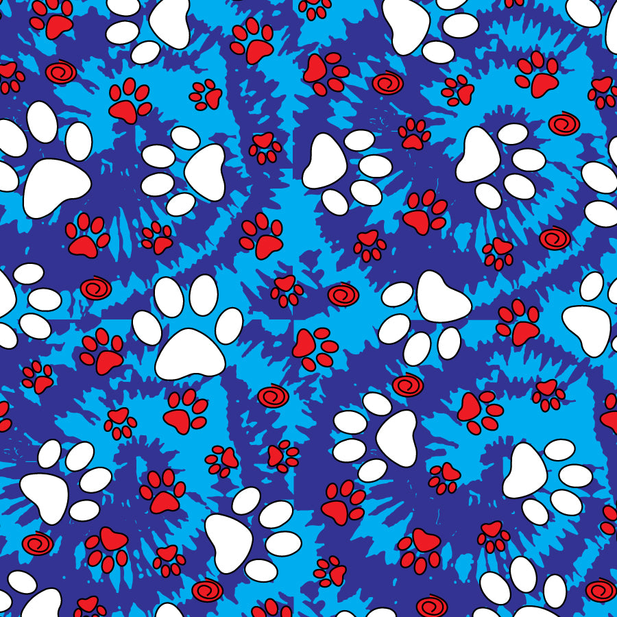 SQ3265 Paws & Bones Bandana