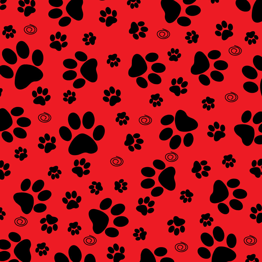 SQ3266 Paws & Bones Bandana
