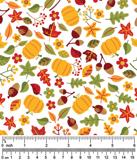 F7267 Fall Leaves Fabric