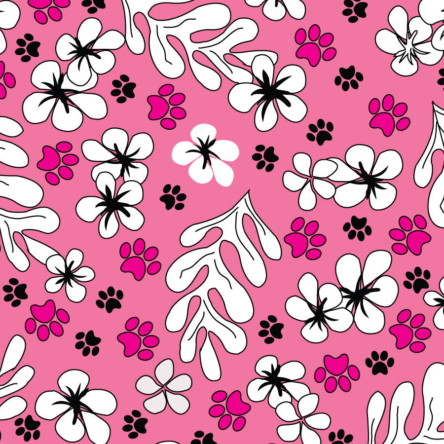 SQ3269 Flowers Bandana Aloha