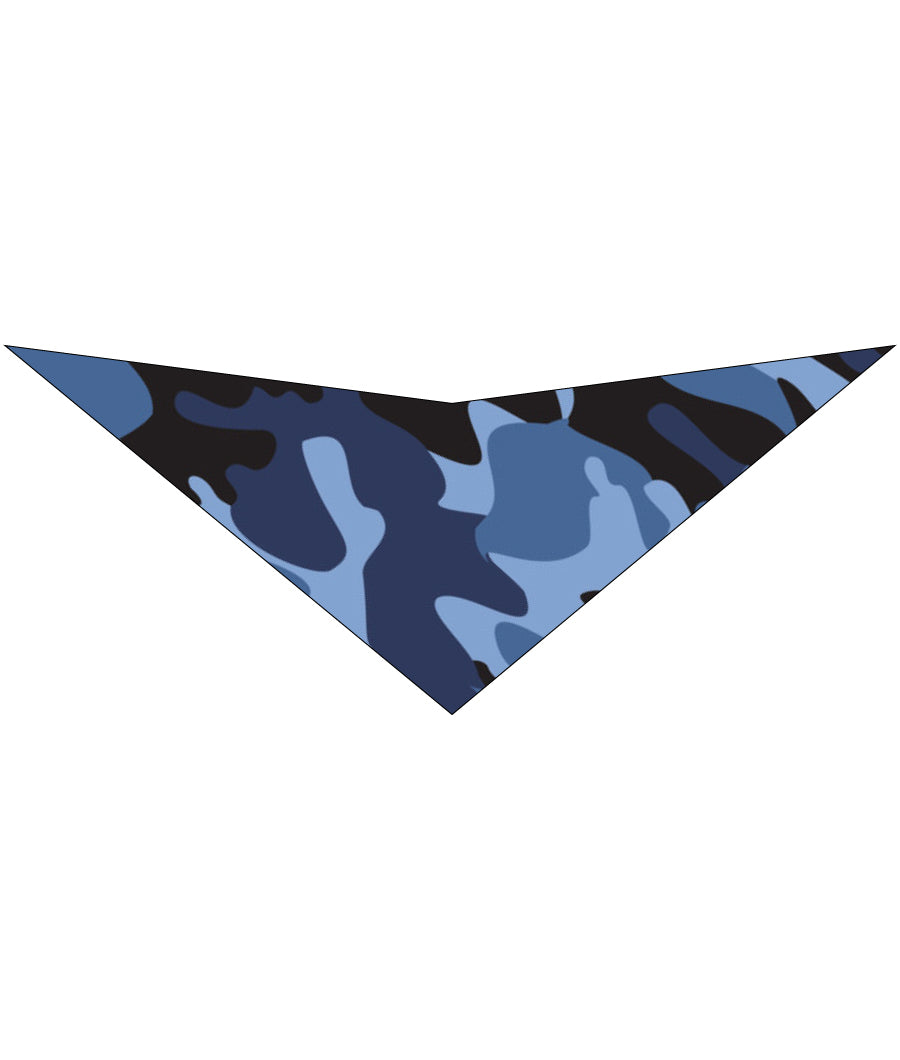S3271  Camouflage Bandana, Blue