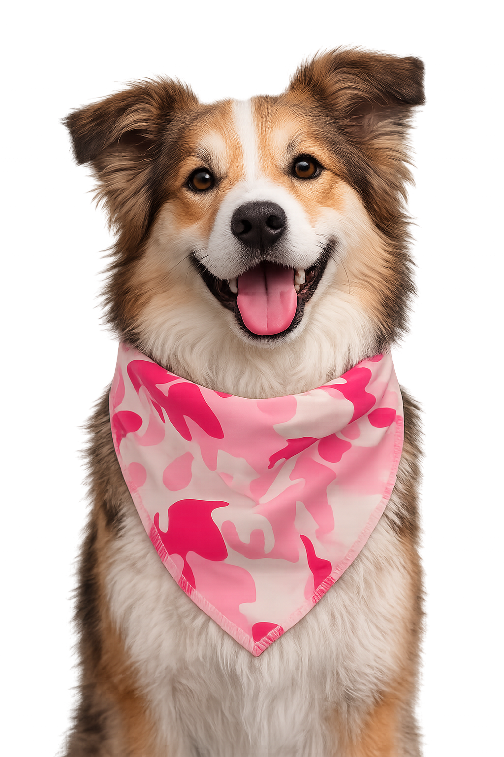S3272 Pink Camouflage Bandana