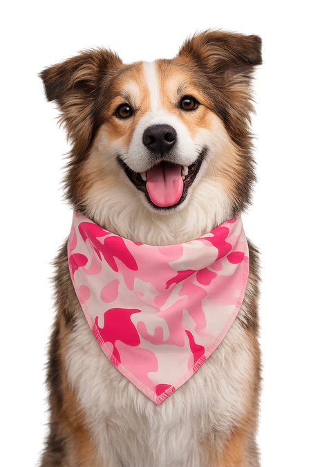 S3272 Pink Camouflage Bandana