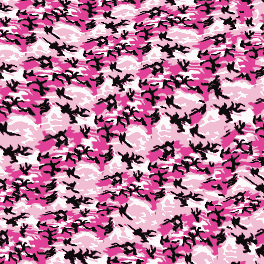 SQ3272 Camouflage  Square Bandana, Pink