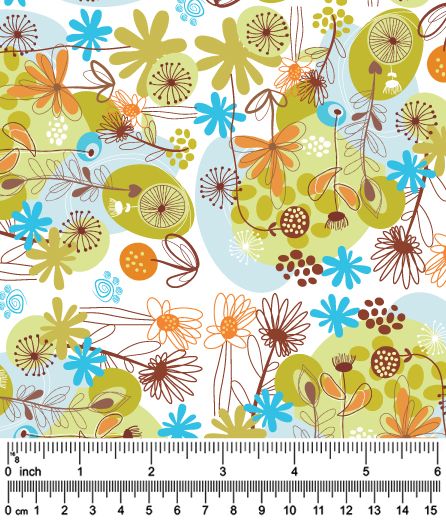 F7273 Flowers Fabric