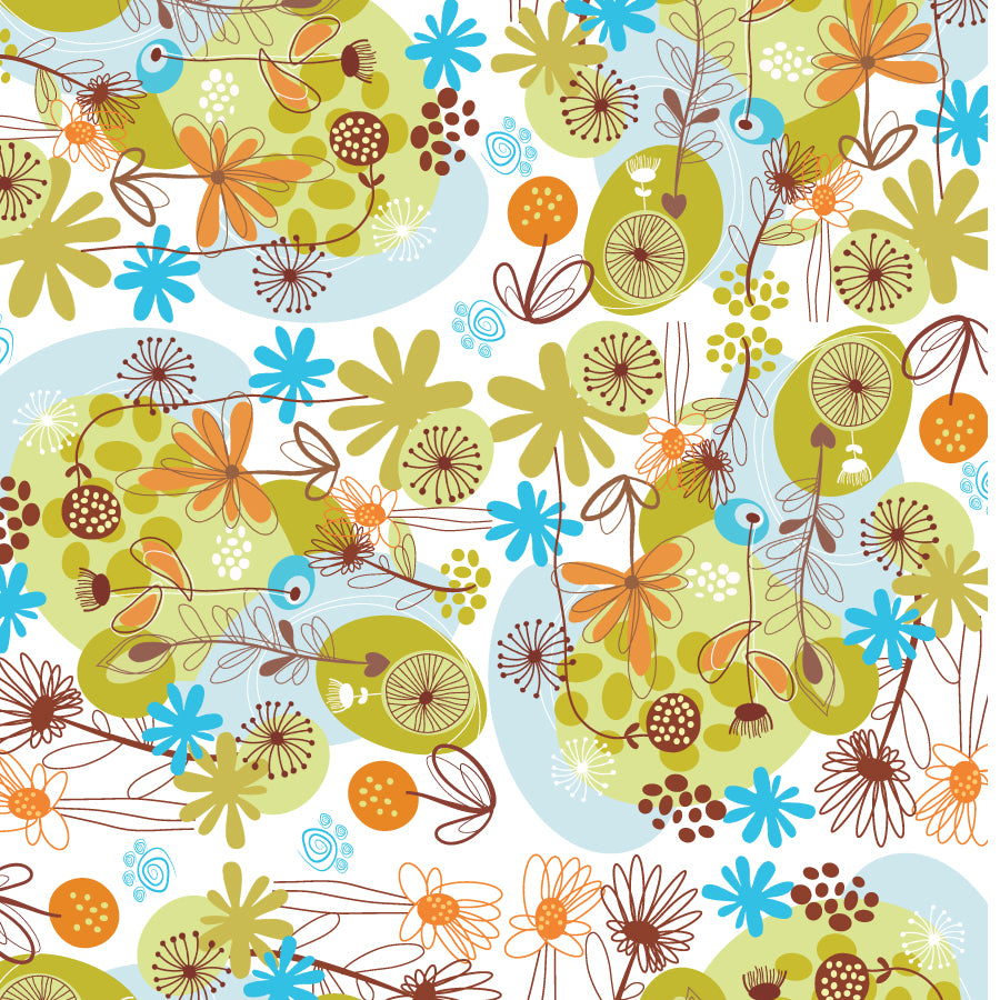 SQ3273 Flowers Bandana
