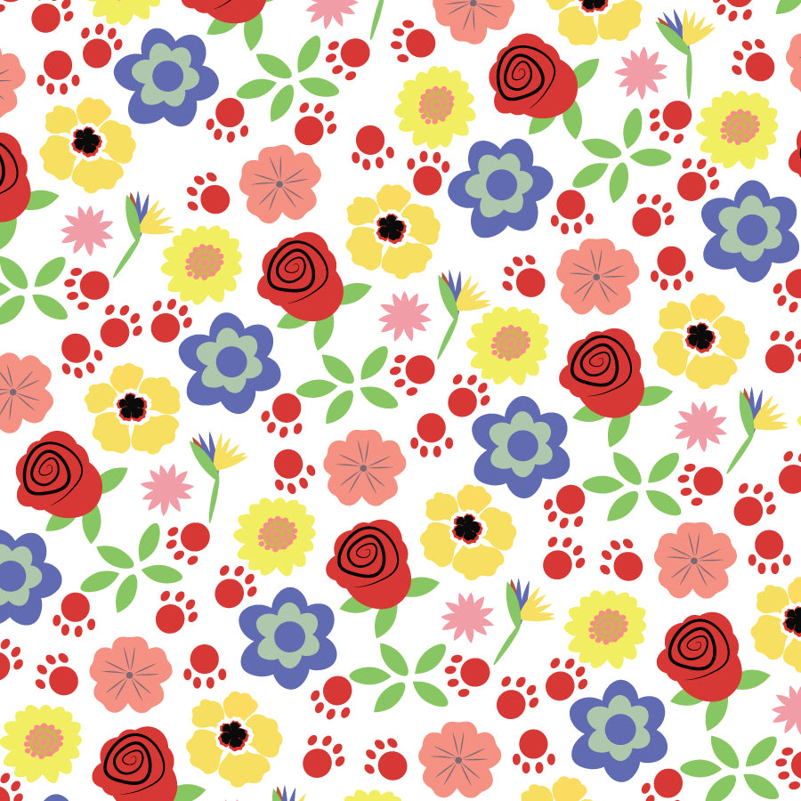 SQ3274 Flowers Bandana