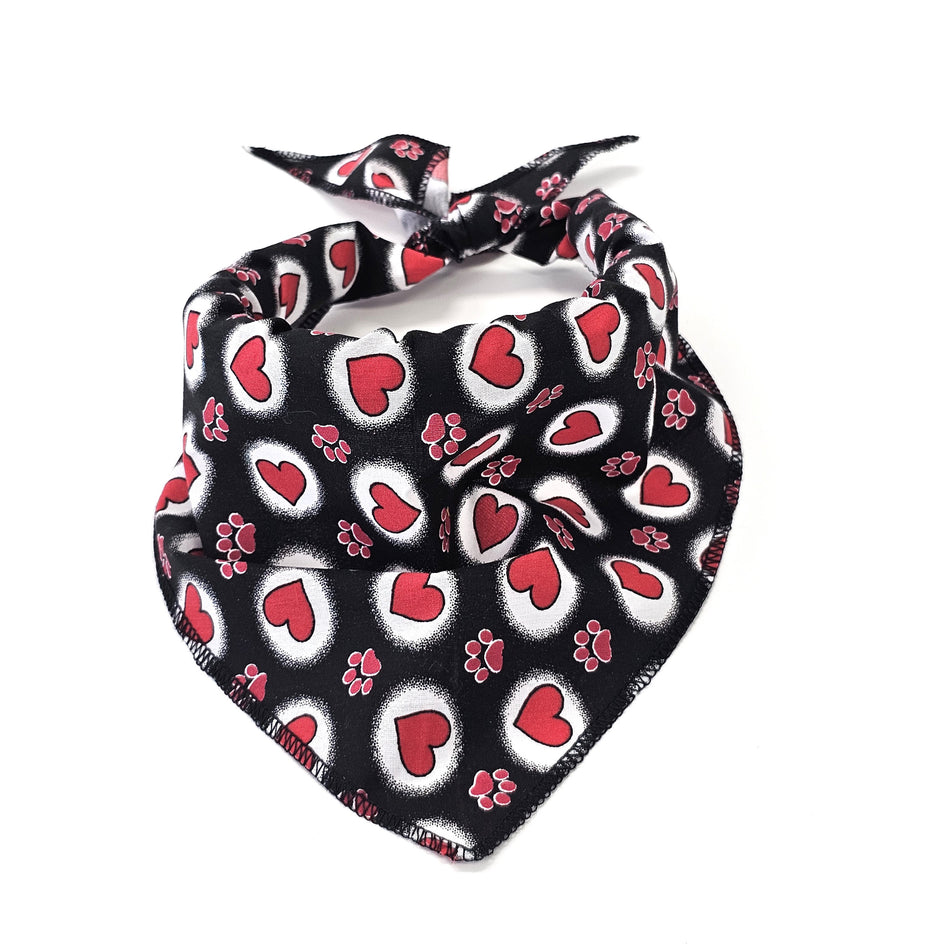 S3275 Paws & Hearts, Black
