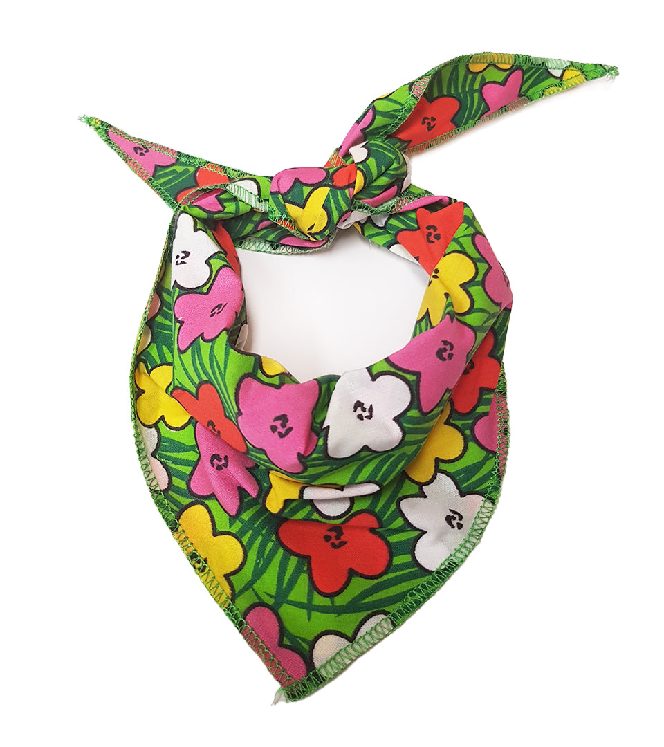 S3268 Flowers Doggie Bandana