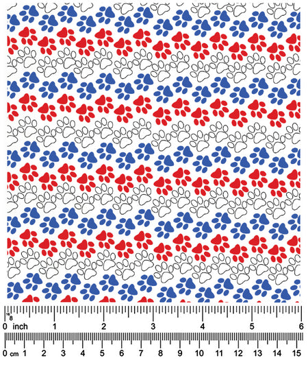 F7027 Patriotic Paws Bandana