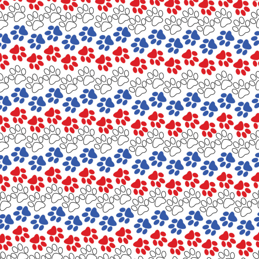 SQ3027 Patriotic Paws Bandana