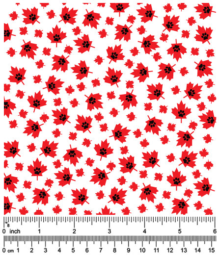 F7281 Maple Leaf Doggie Fabric