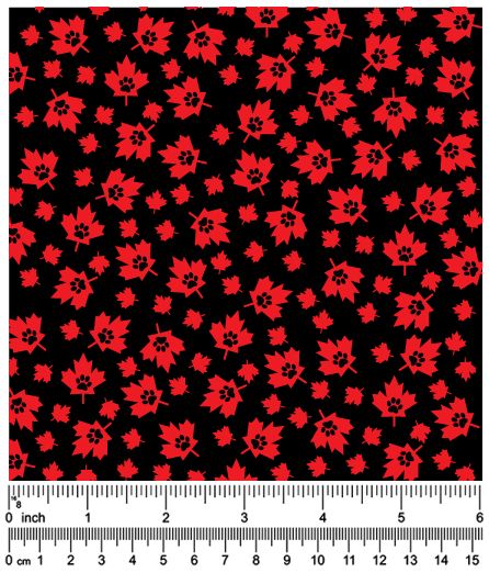 F7282 Maple Leaf Doggie Fabric