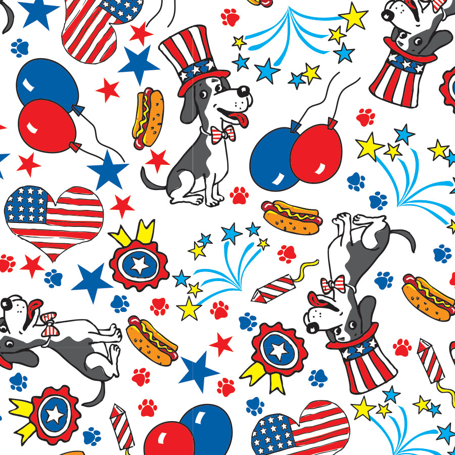 SQ3033 Patriotic Square Bandana