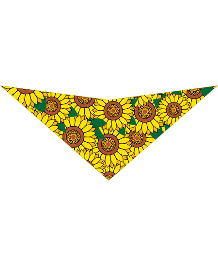 SA3034 - Sunflower Garden Dog Bandana,, Yellow