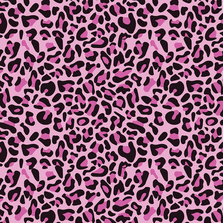 SQ3035 Leopard Square Bandana Pink