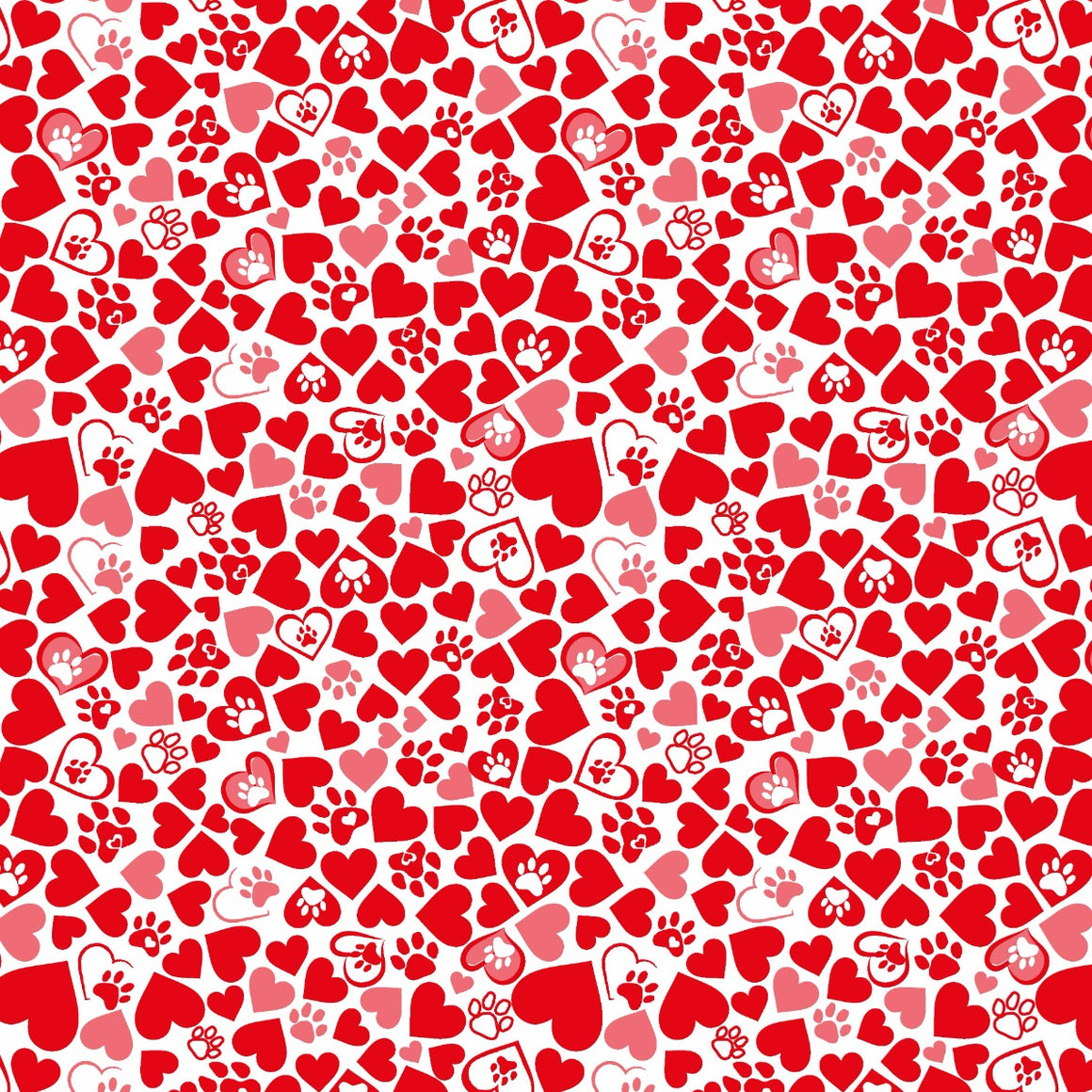 SQ3039 Valentine's Day Square Bandana