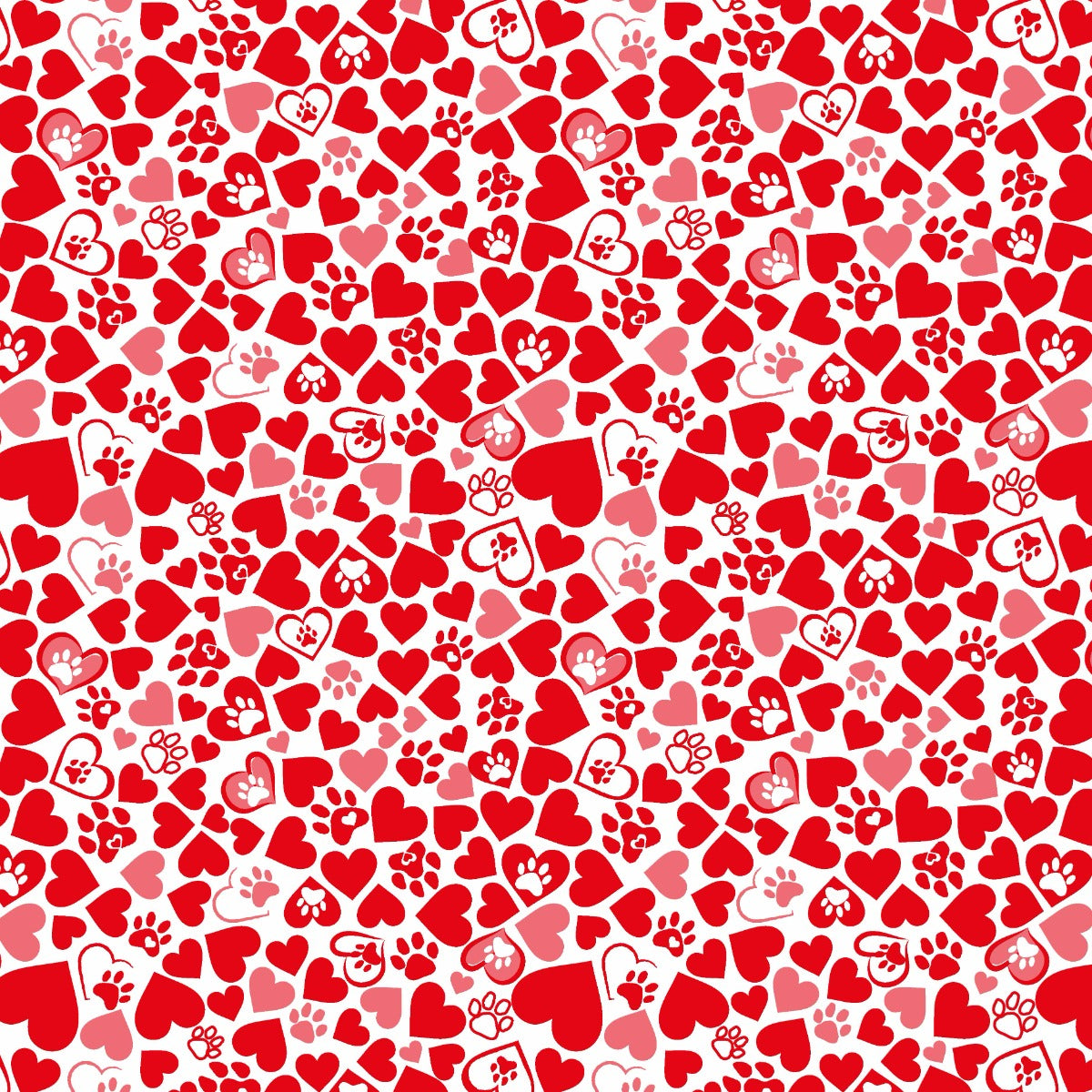 SQ3039 Valentine's Day Square Bandana