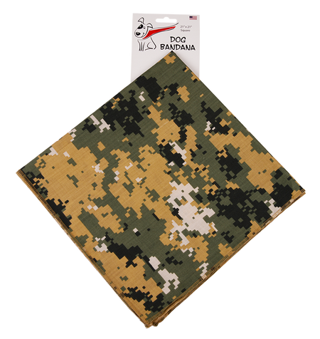 SQ3042 Digital Camo Bandana Green